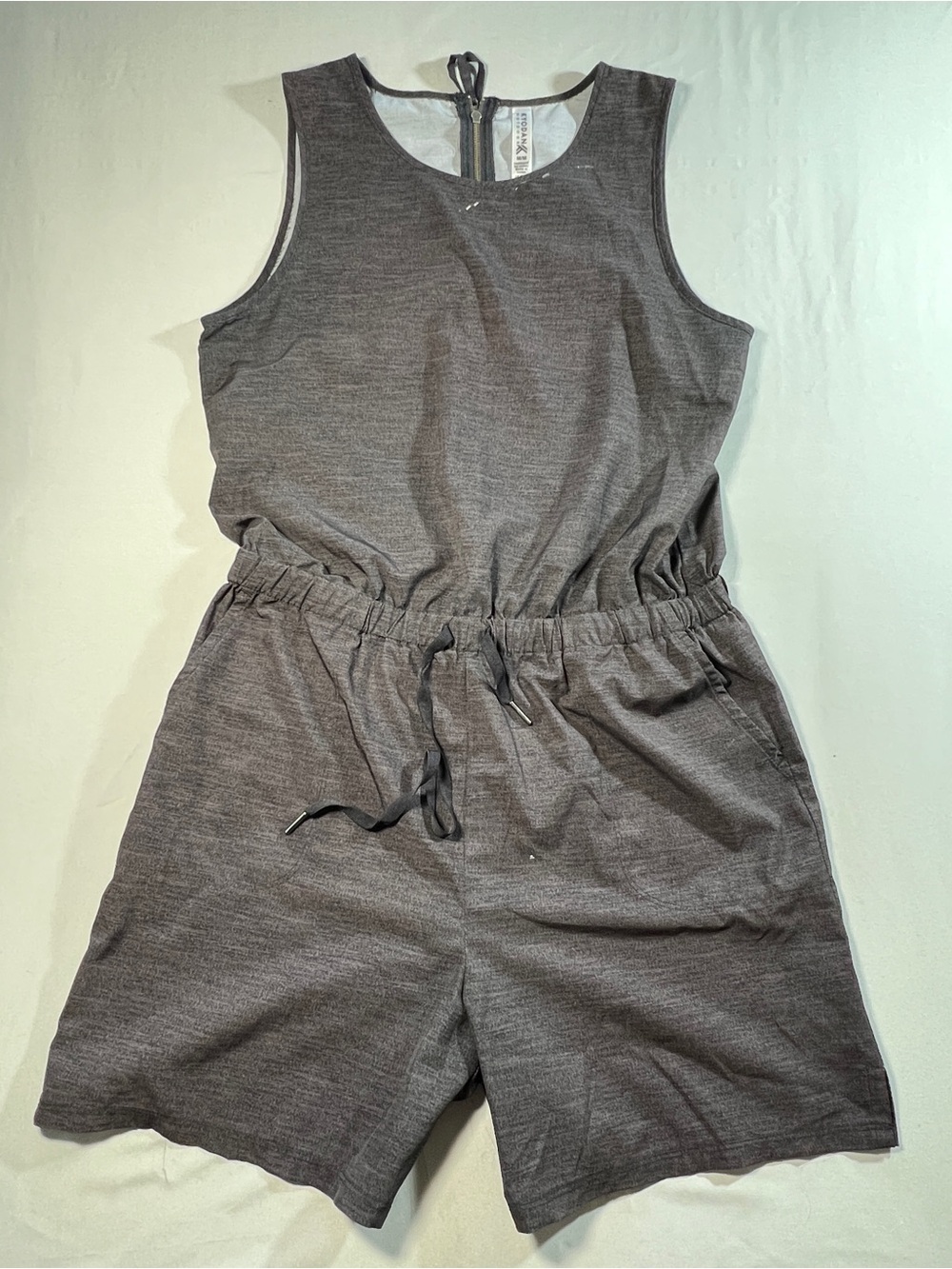 Kyodan Gray Sleeveless Romper-Size M, Athleisure, Activewear, Loungewear, Preppy